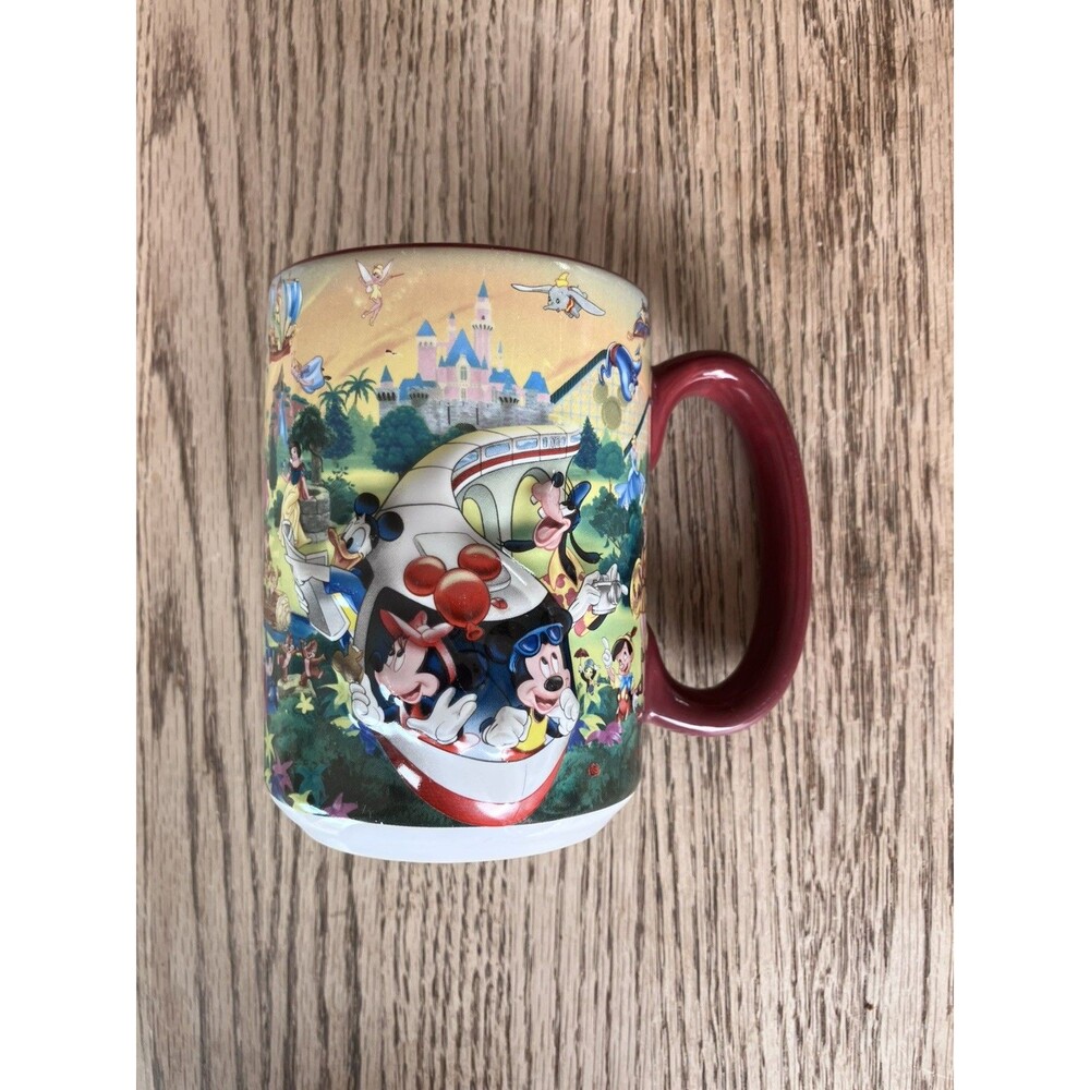 Walt Disney World Coffee Mug Cup 3D Mickey Monorail Four Parks One World